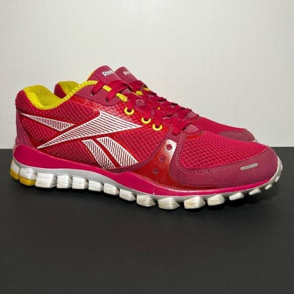 Womens REEBOK RealFlex Transition Pink Running Shoes / Size 8 - Picture 1 of 10